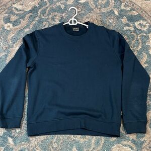 Eddie Bauer Men's Deep Blue Crewneck Sweater